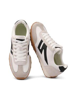 Women's Retro Fashion Trendy Sneakers with Foam Insole Casual Shoes